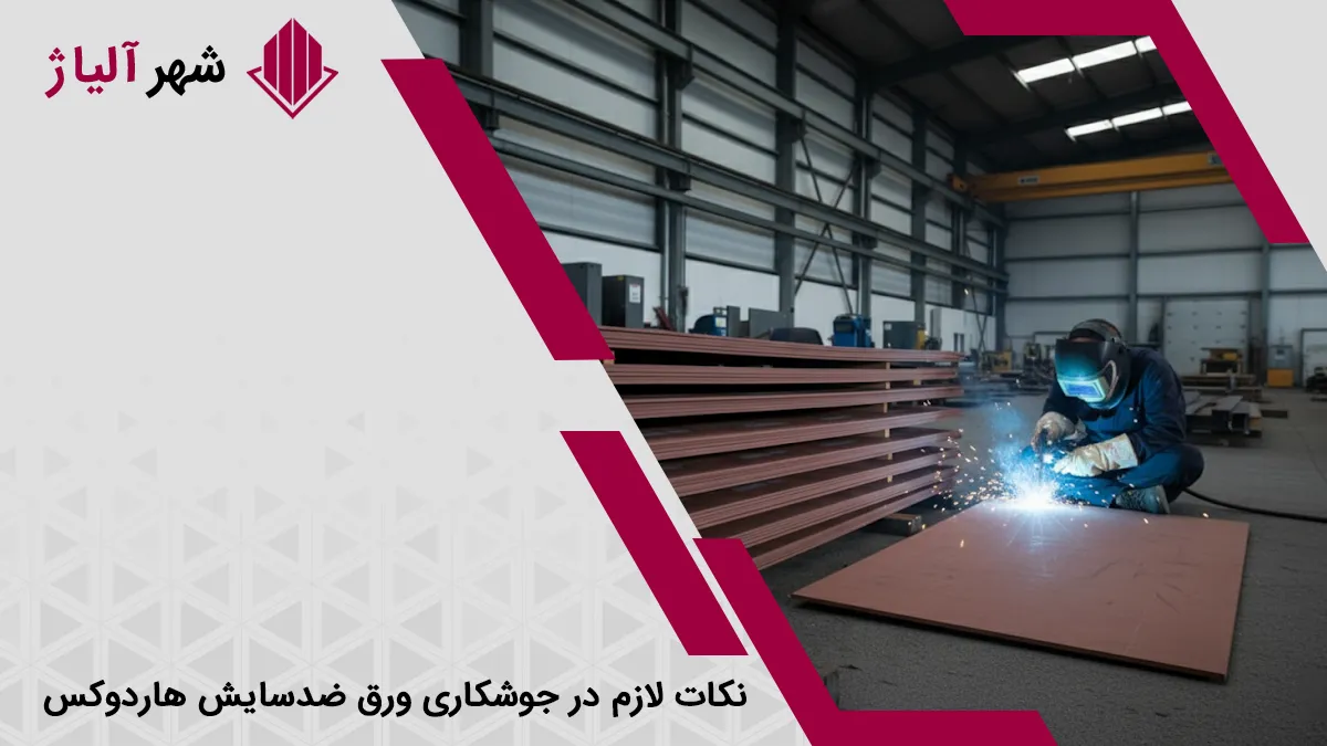 نکاتی که می بایست در جوشکاری ورق ضدسایش رعایت شود
