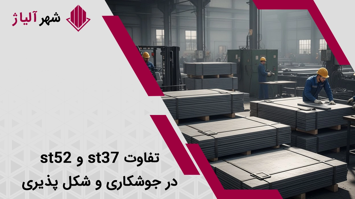 تفاوت st37 و st52 در جوشکاری و شکل پذیری