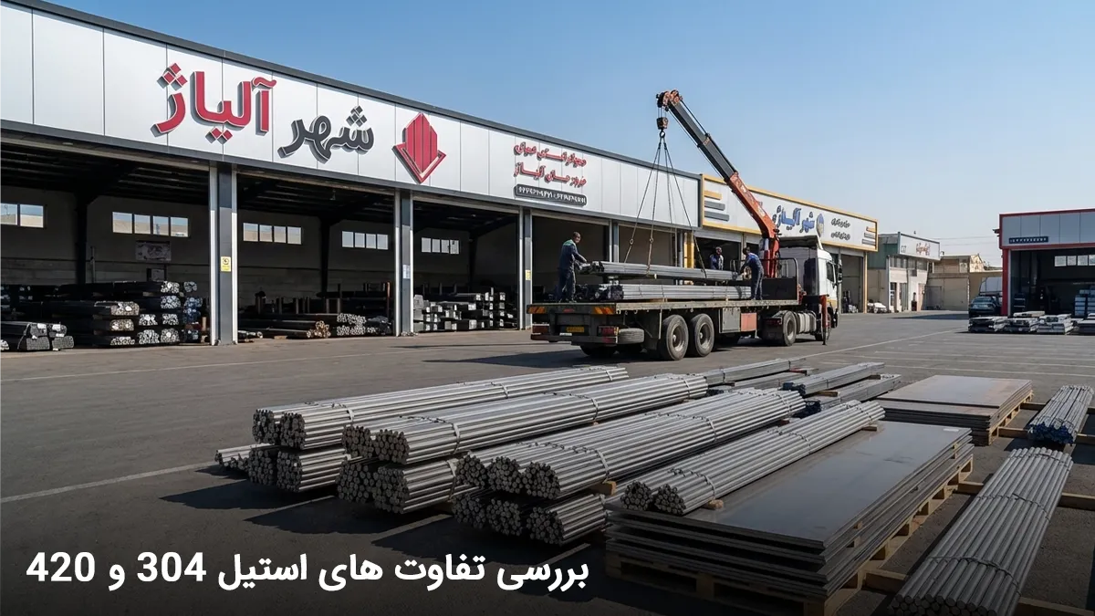 انواع تفاوت های استیل 304 و 420